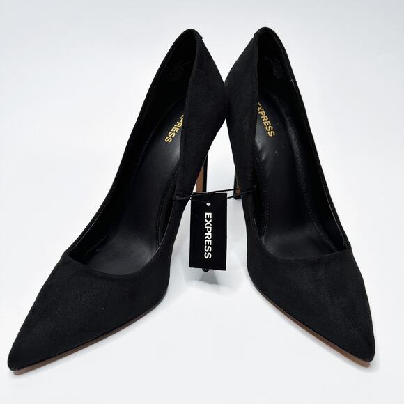 Express Classic Black Heels - Picture 2 of 12